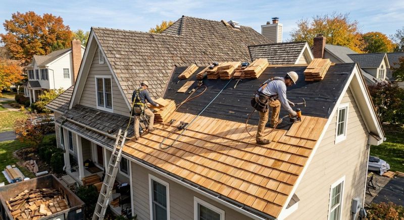 Wood Shake Roof Replacement in Versailles, IN