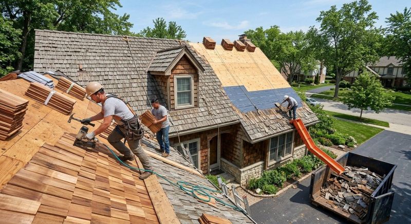 Wood Shake Roof Replacement in Walton, KY